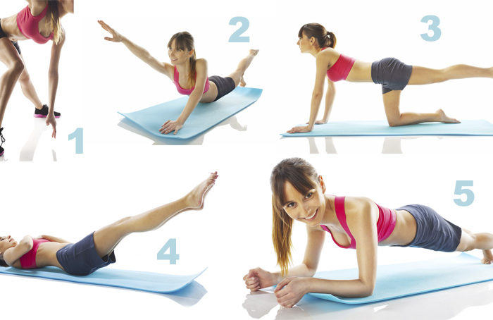 Cómo entrenar pierna, abdomen y glúteos en casa